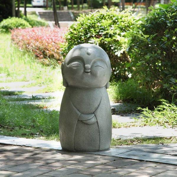 Hi-Line Gift Ltd. - Wholesale Outdoor Ornament/Decor - Smiling Lucky Japanese Jizo