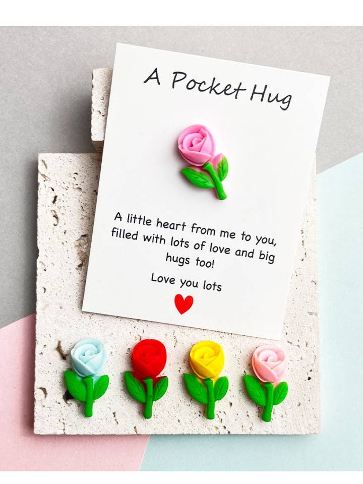 Taphug - Pocket Hug Inspirational Flower for wholesale by Magia Design