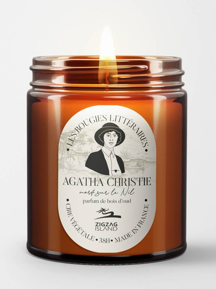 Apothekerspotkaars "Agatha Christie" Gemaakt in Lille voor wholesale door Zigzag Island