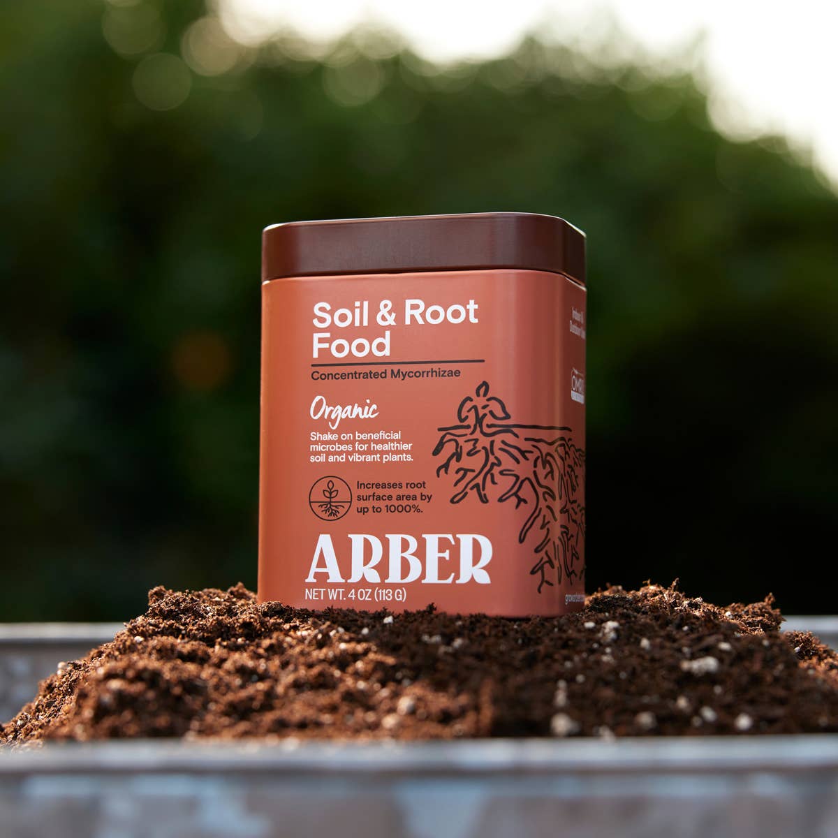 Arber - Wholesale Fertilizer - Organic Arber Soil & Root Food w Mycorrhizae 4oz