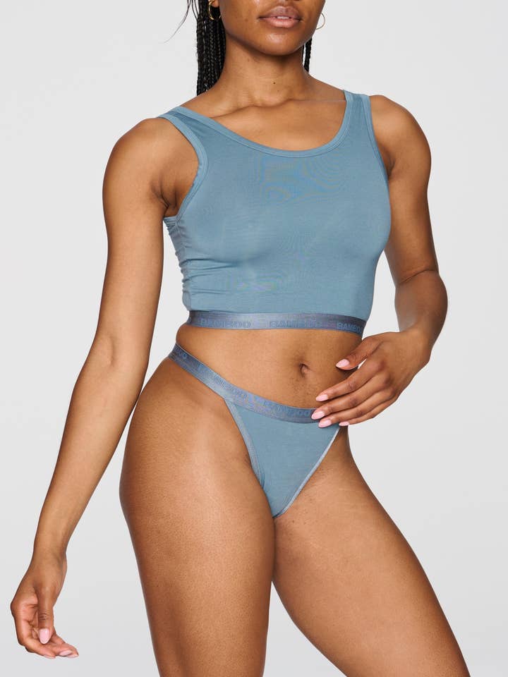 Bamboo Underwear – wholesale Underwear – Women's – String high échancré tonique10