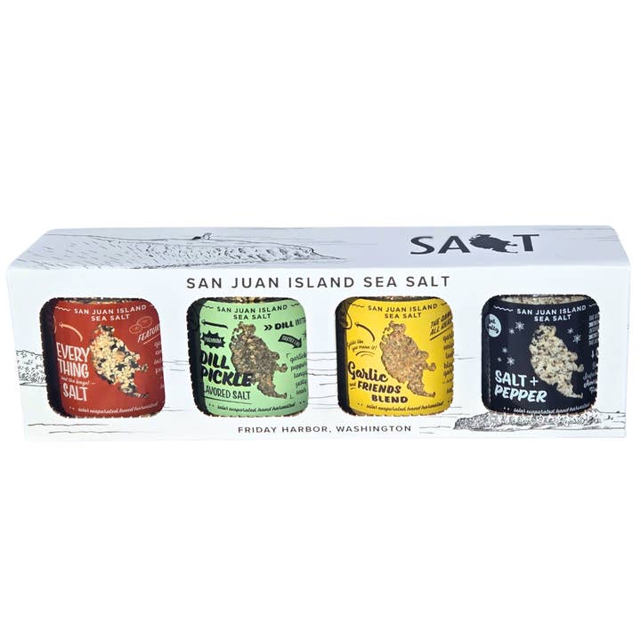 Deli Series Four Pack for wholesale by San Juan Island Sea Salt