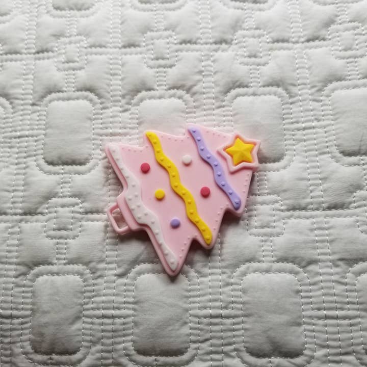 D & C TOYS - Wholesale Teether (Not Clip-On) - Baby - Silicone Christmas tree Teething Toy0