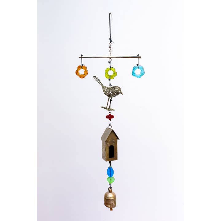 A Bird's Abode/beads & bell for wholesale by Moksha Imports
