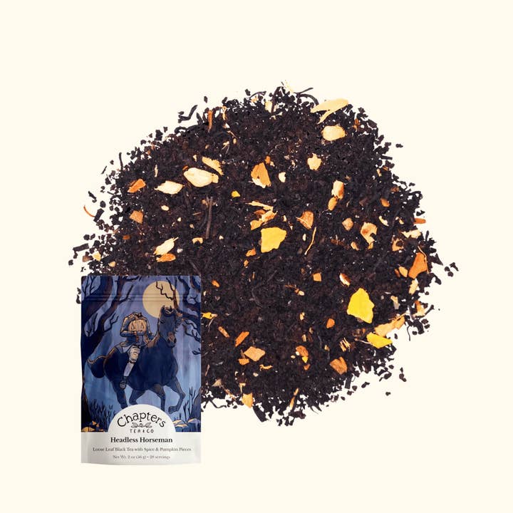 Headless Horseman (Rich Spiced Pumpkin Black Tea) 2oz for wholesale by Chapters Tea & Company