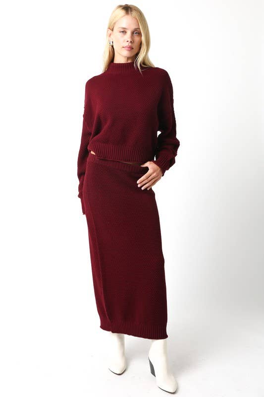 Olivaceous - Wholesale Rok - Dames - Ava Midi Rok8