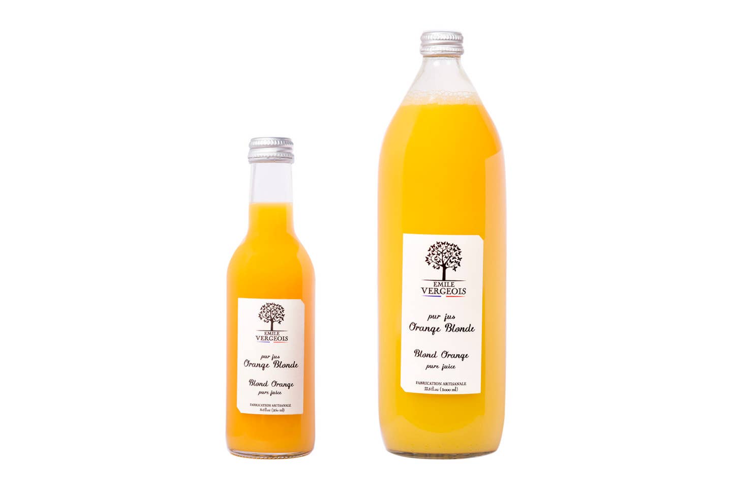 Apricot & Honey Gourmet - Wholesale Fruit Juice - Pure Orange Juice - Emile Vergeois - Glass Bottle