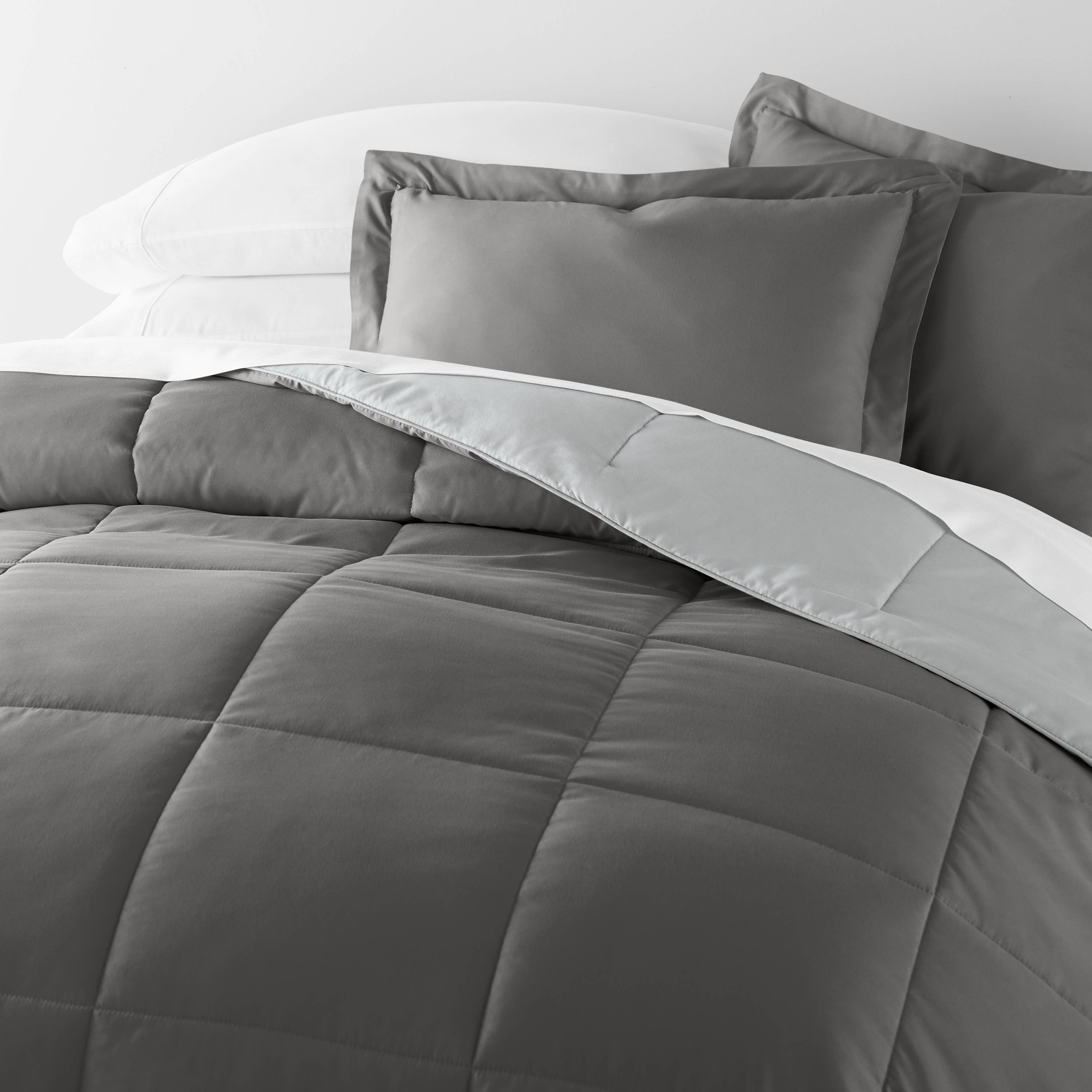 ienjoy Home - Vente Parure de lit - Ensemble de couette réversible Home Collection Down Alternative13