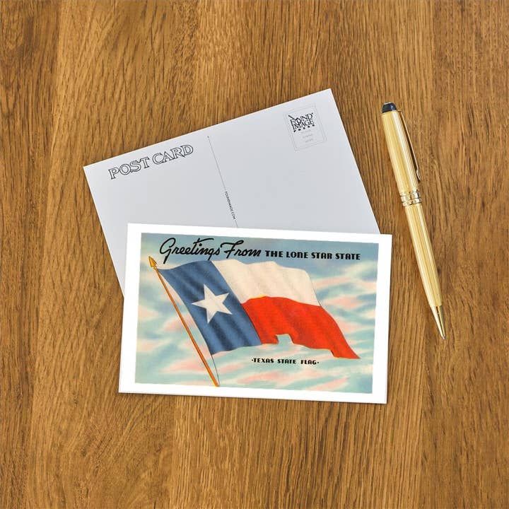 Found Image Press - Wholesale Postcard - Postcard TX-415 Greetings from the Lone Star State, Texas Fl1