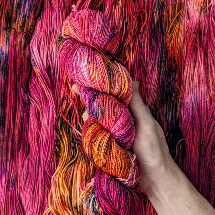 Funhouse, Yarn Fingering Superwash Merino Wool/Nylon 4-pack for wholesale by The Ginger Needle