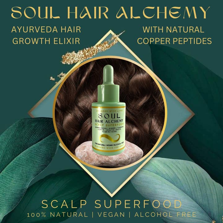 The Sacred Essence - Wholesale Hair Oil - SOUL - Ayurveda Hair Growth Elixir 1