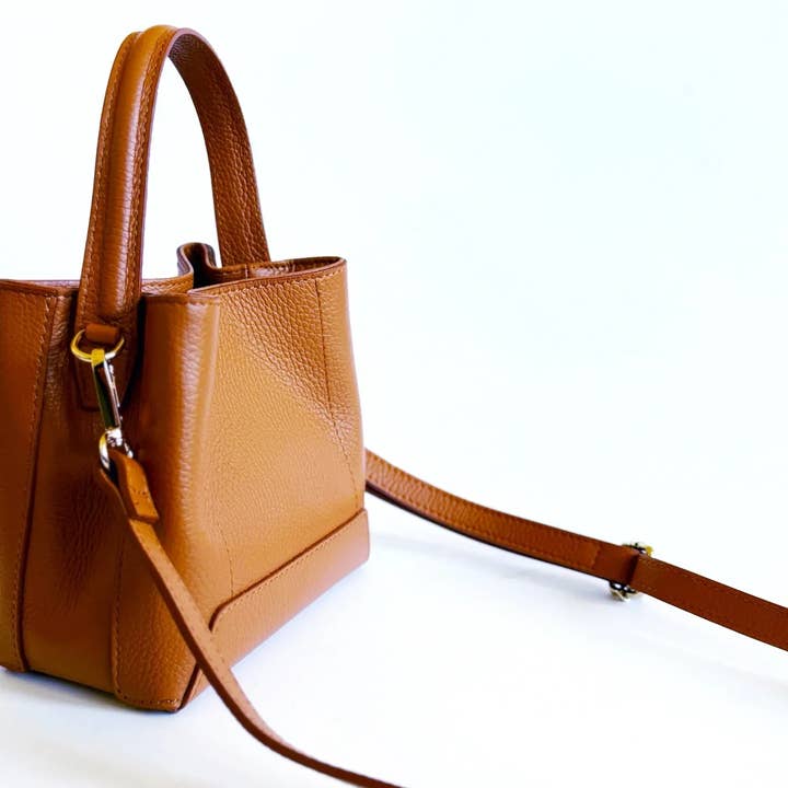 High crafty – wholesale Top handle bag – women's – Triple R Mini Bag – Limited Edition Moroccan Pebbled Leather7