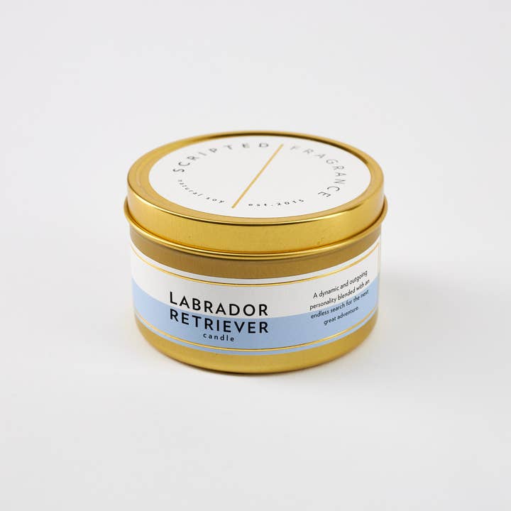 Scripted Fragrance - Vendita all'ingrosso Candela in vasetto - Candela di soia della razza di cani Labrador Retriever - LEGGERE LE NOTE DEL PRODOTTO1