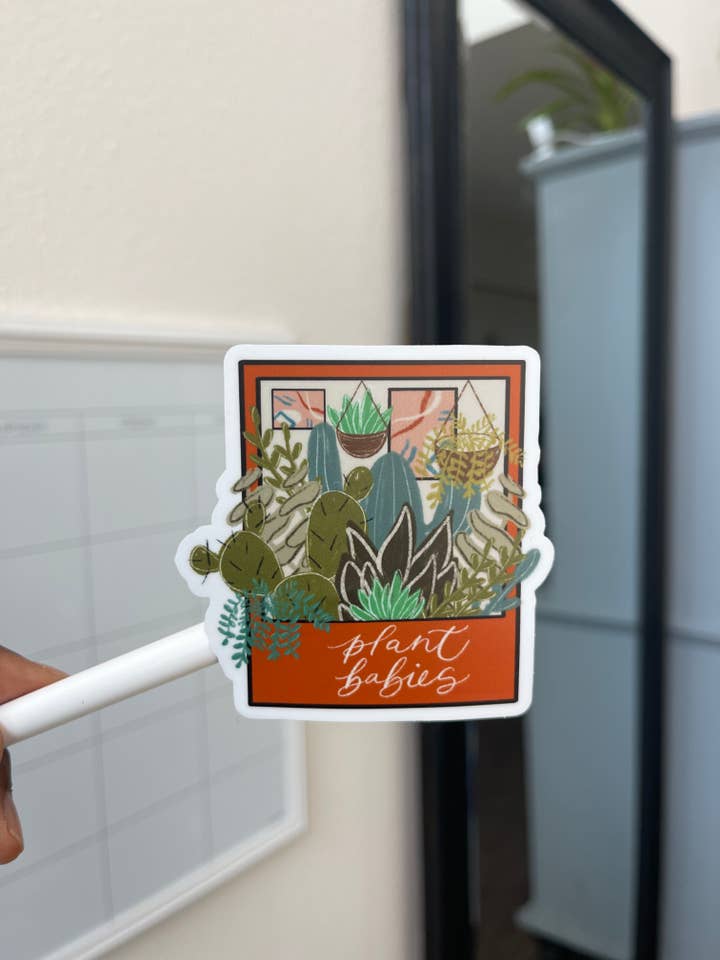 Plant Babies Sticker for wholesale by dinahslettering