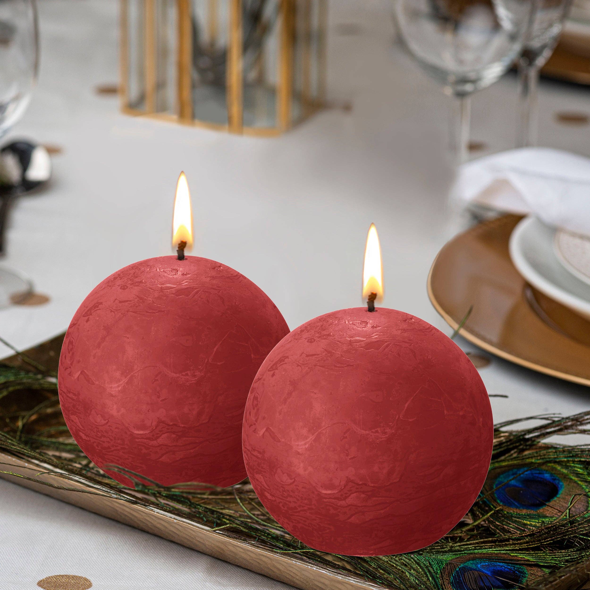 BOLSIUS – Velas de decoração por atacado – 6 Velas rústicas 3" - Inperfuted - Natural - Eco-Friendly - Cera Plant-Based - **Vendido Individualmente112