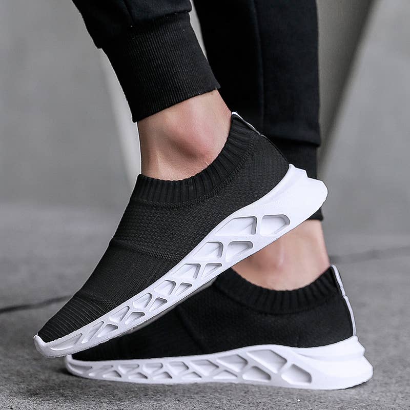 Calseosvic - Venta al por mayor Zapatillas deportivas sin cordones - Hombre - zapatos casuales impermeables sin cordones para hombre4