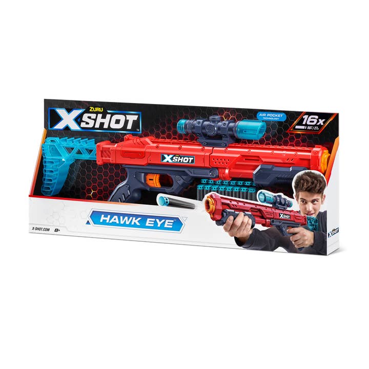 HGP Group - Wholesale Classic Toy - Kids - Zuru X-Shot Hawkeye Foam Dart Blaster