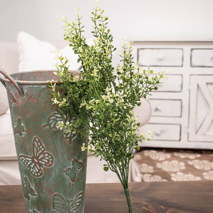 Saybrook Lane - Wholesale Artificial Plant - Cream Tipped Baby's Grass Bush - 21"1