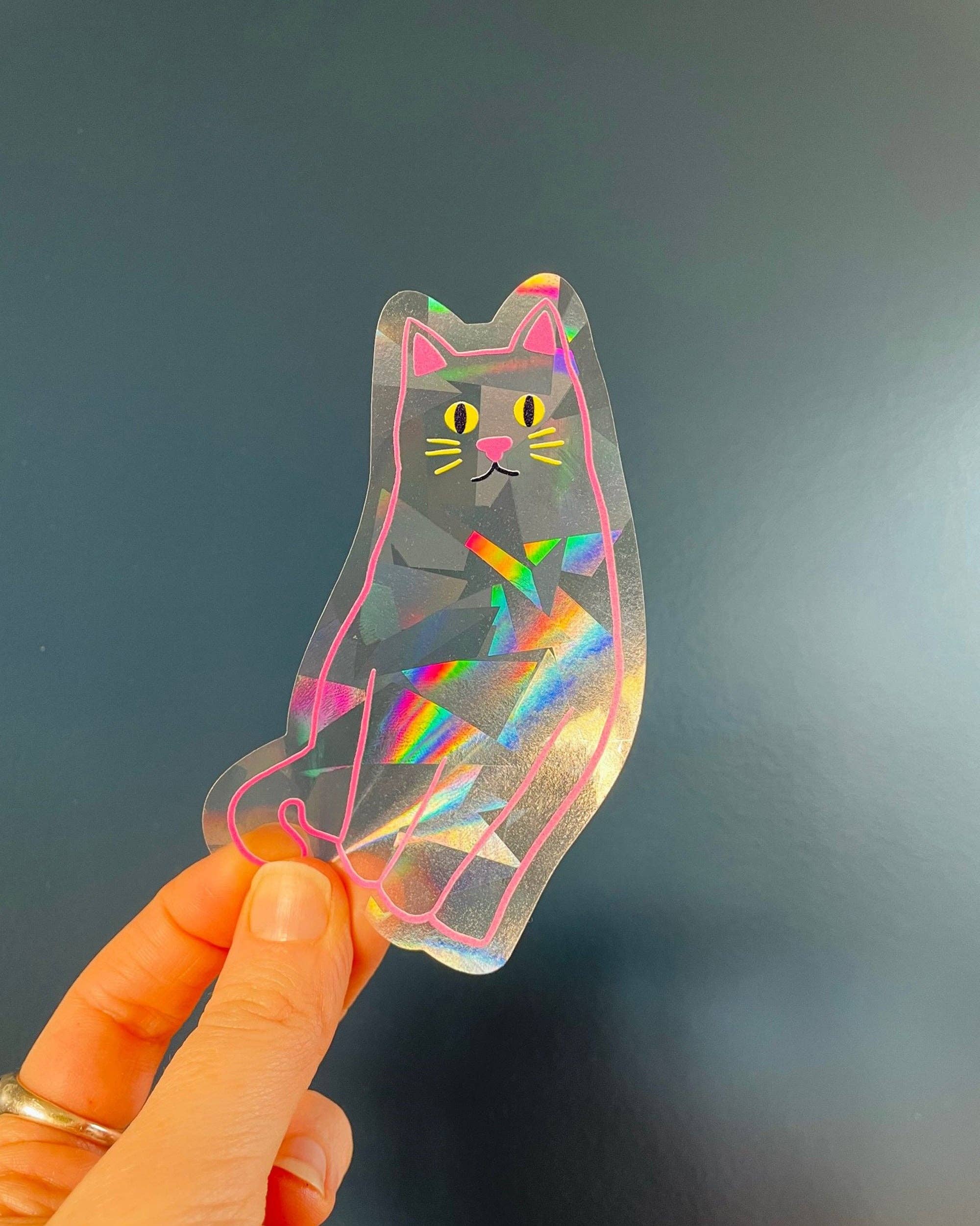 naomi wilkinson illustration - Wholesale Suncatcher - Cat Sun Catcher0