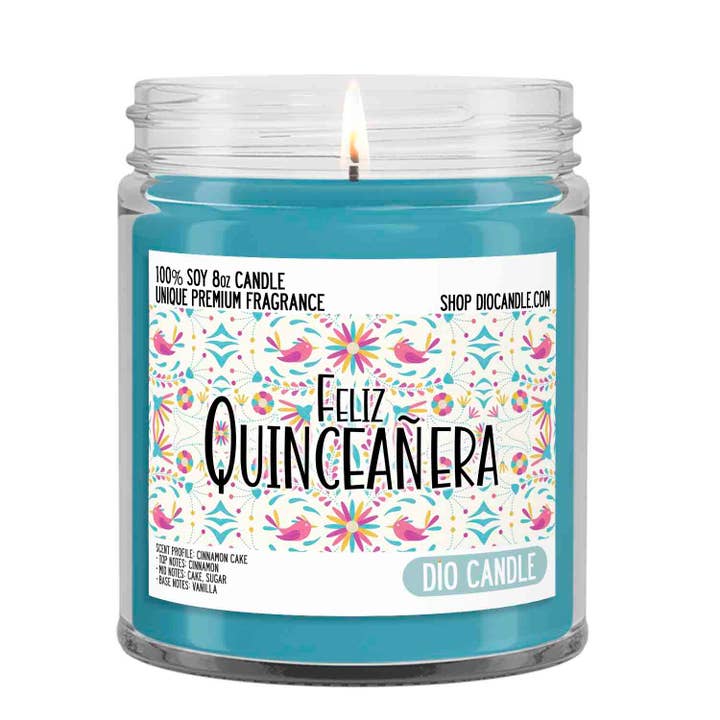 Quinceañera Birthday Candle for wholesale by Dio Candle Company