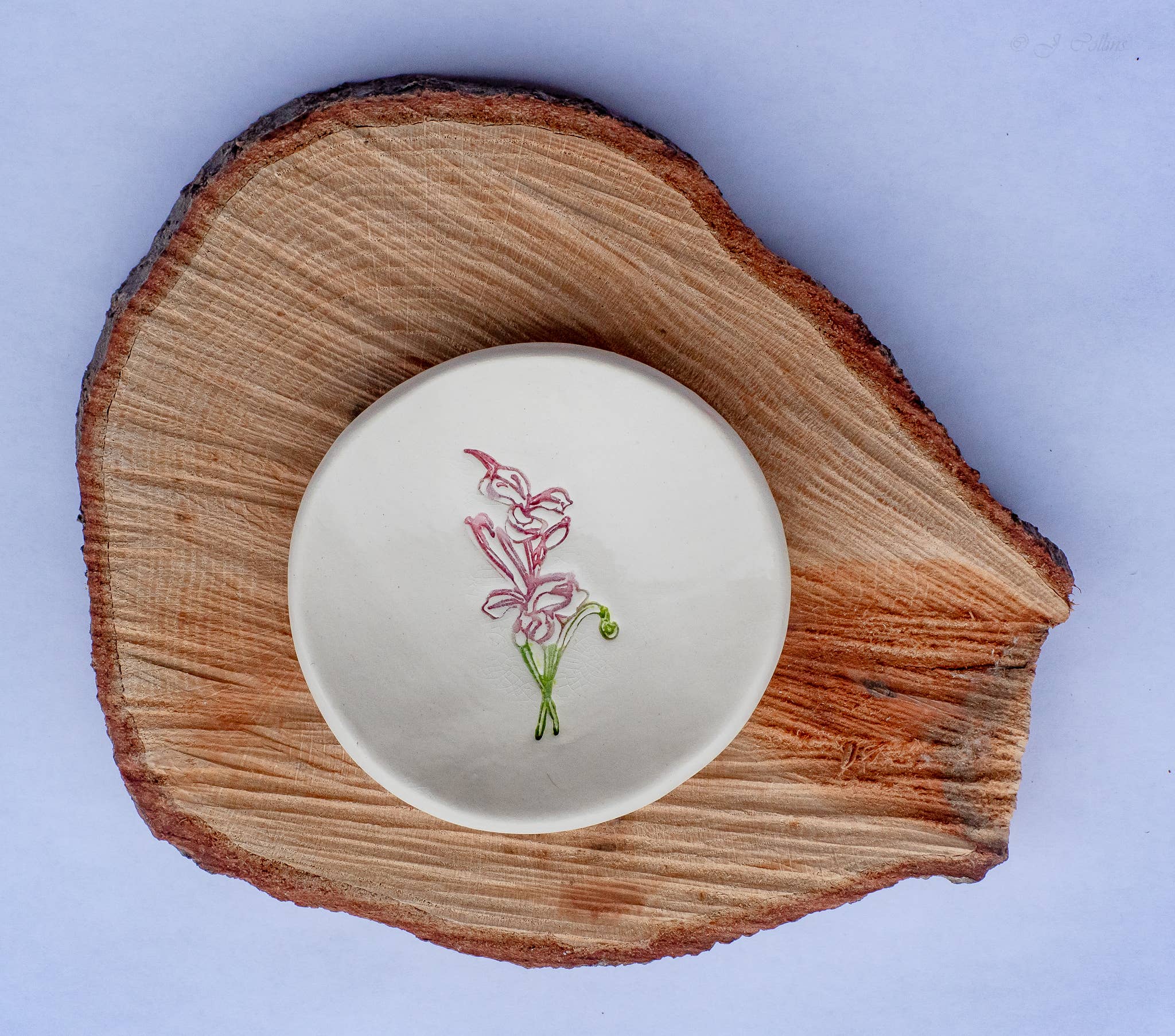 Prodigal Pottery – Engroshandel Smykkeskål – Fødselsblomst ringfad10