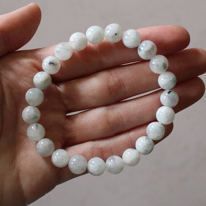 Pebble House - Wholesale Beaded Bracelet - Moonstone Bracelet 4mm/6mm/8mm - Crystals & Stones