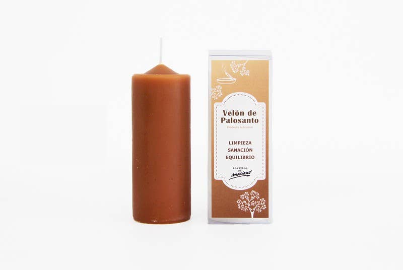 Las Velas de Mariano - Wholesale Pillar Candle - Artisanal Palo Santo Candle0