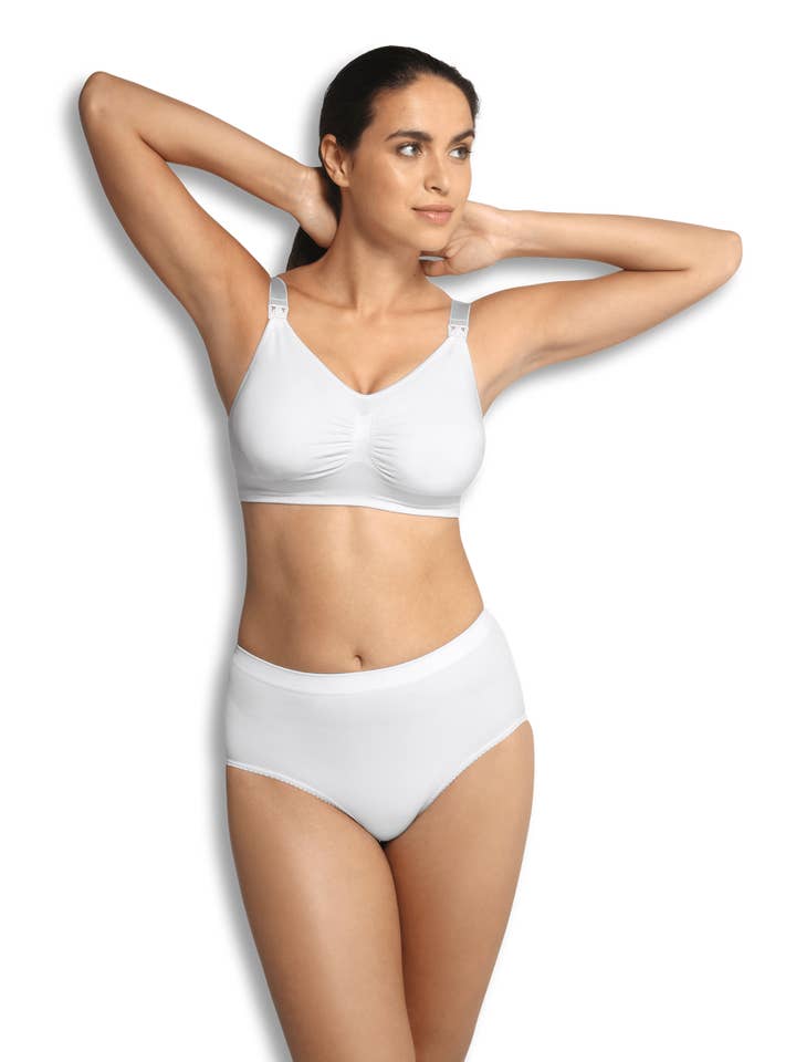 Carriwell – Großhandel Still-BH – Schwangerschafts- & Stillmode – Gepolsterter Schwangerschafts- und Still-BH (Schwarz)5