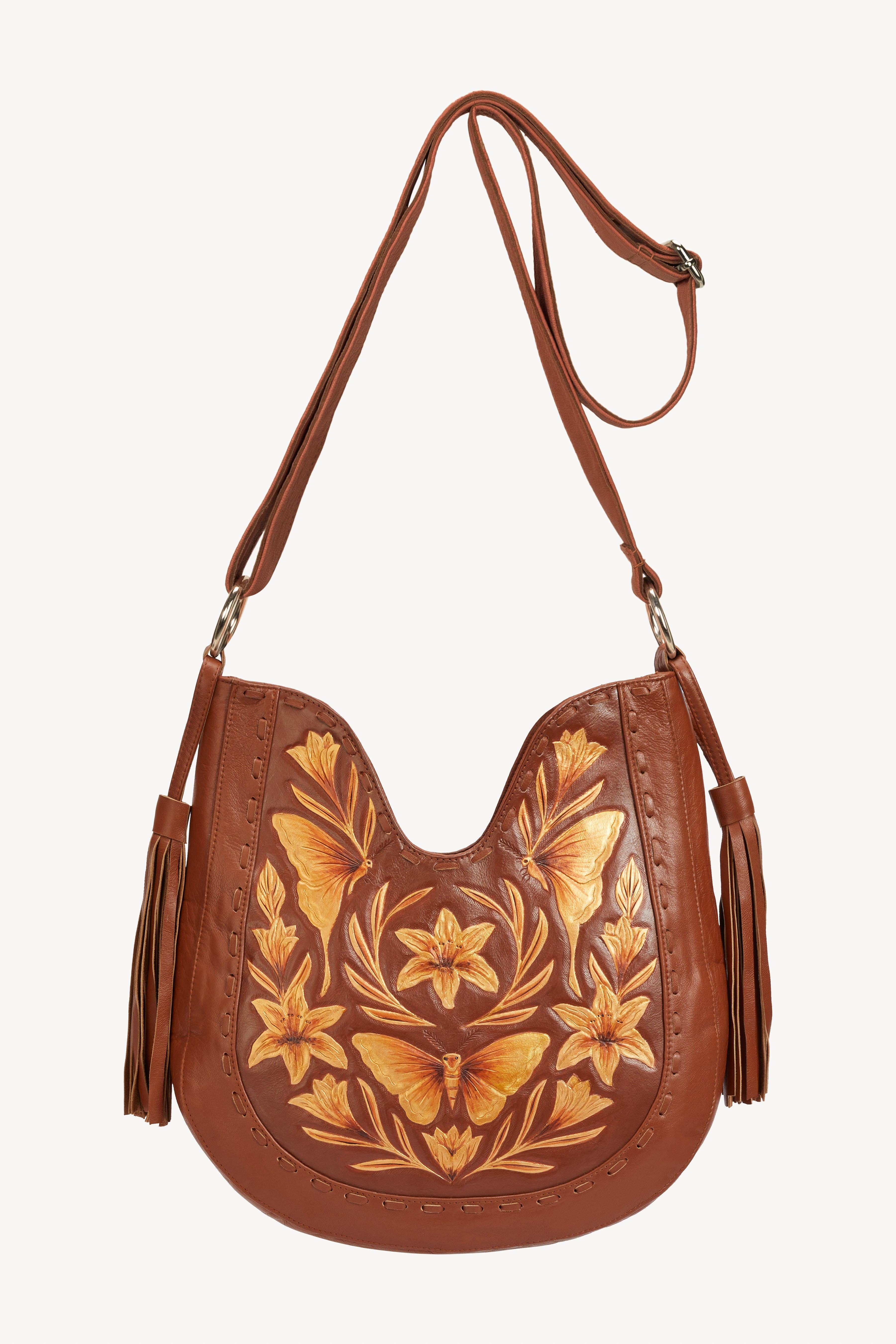 Tobacco Luna Cleopatra Bag Tobacco/Gold for wholesale on Faire1