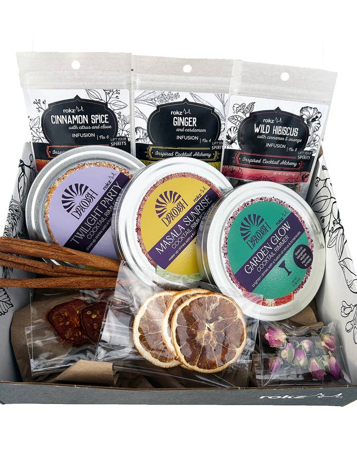 Mocktail Lift Your Spirits Box – Zero-Proof Cocktail Kit for wholesale by Rokz