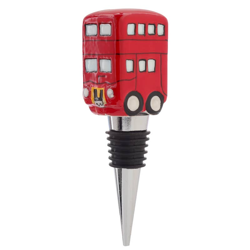 Puckator Ltd - Wholesale Wine Stopper - Ceramic London Icons Routemaster Bus Bottle Stopper2