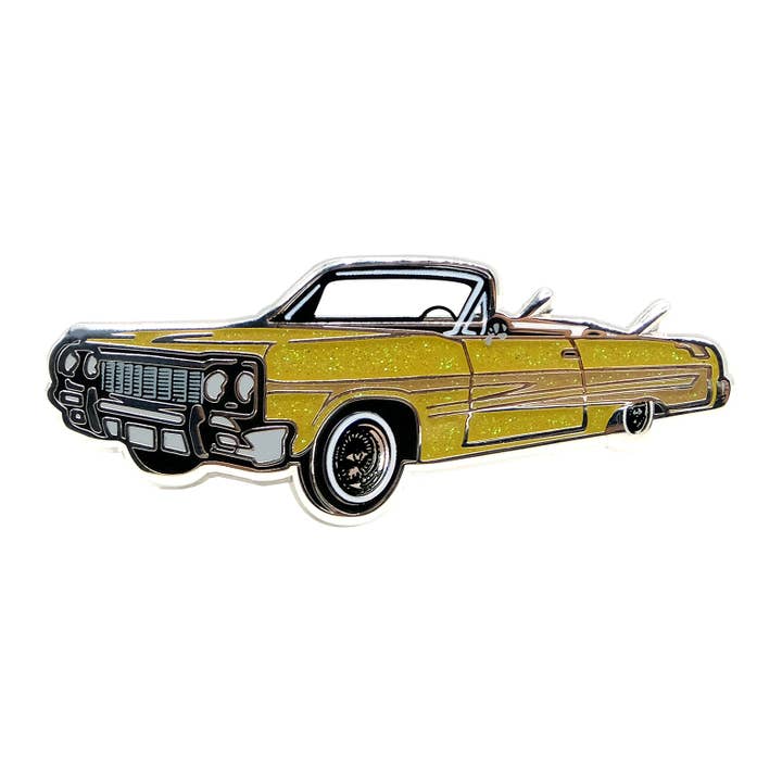 64 Impala Lowrider kavajnål - gul för wholesale av Kingpinz