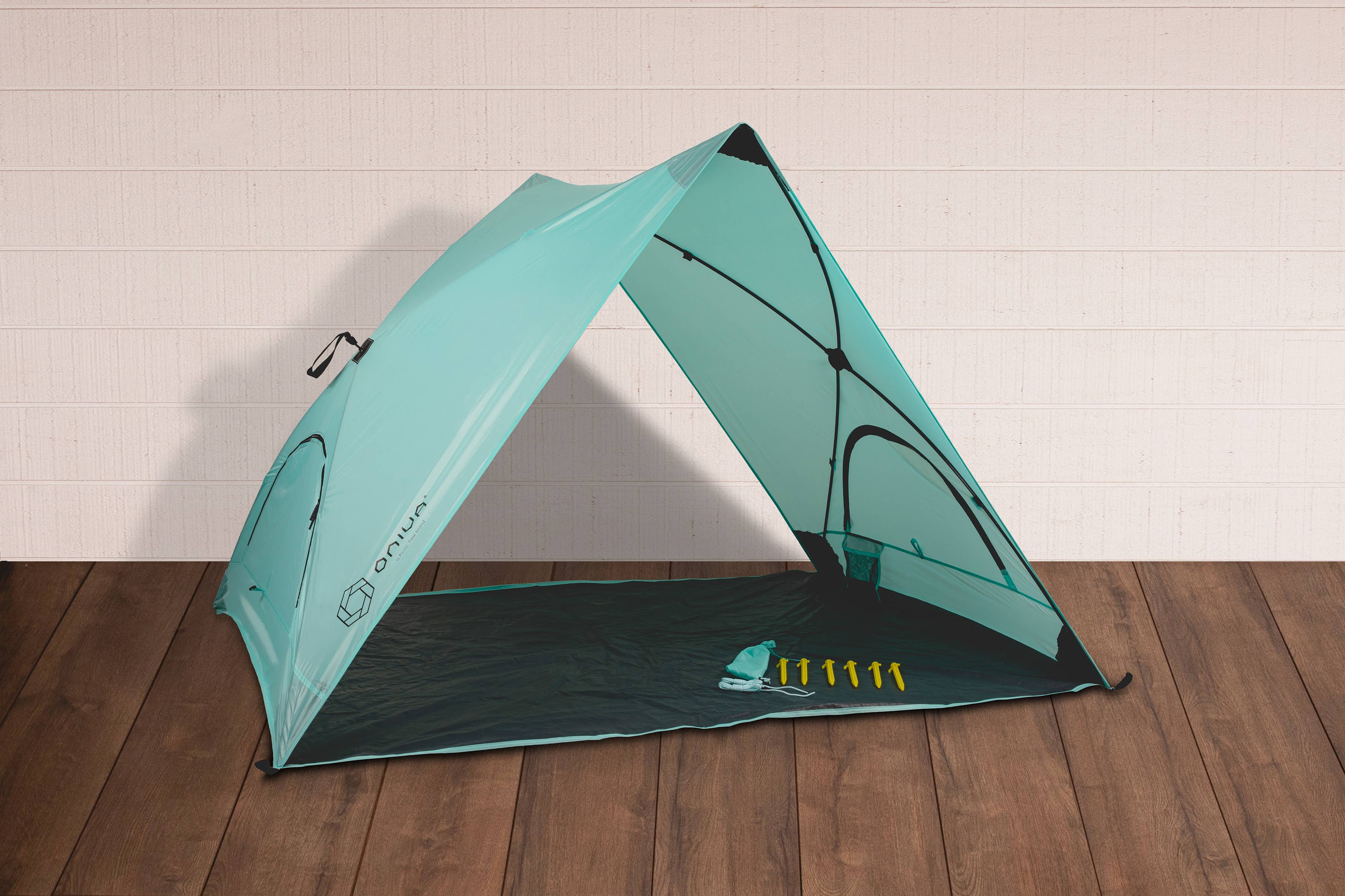 Ice Blue Pismo A-Frame Portable Beach Tent, (Ice Blue) for wholesale on Faire9
