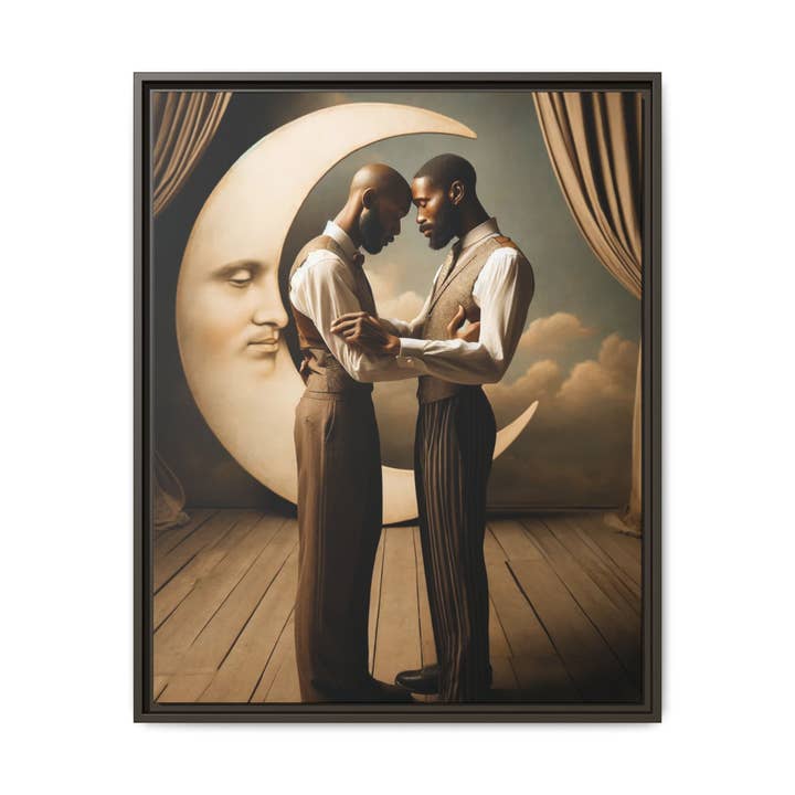 Walt & Pete - Wholesale Art Print - Missing Art Studies - Man In The Moon 0027