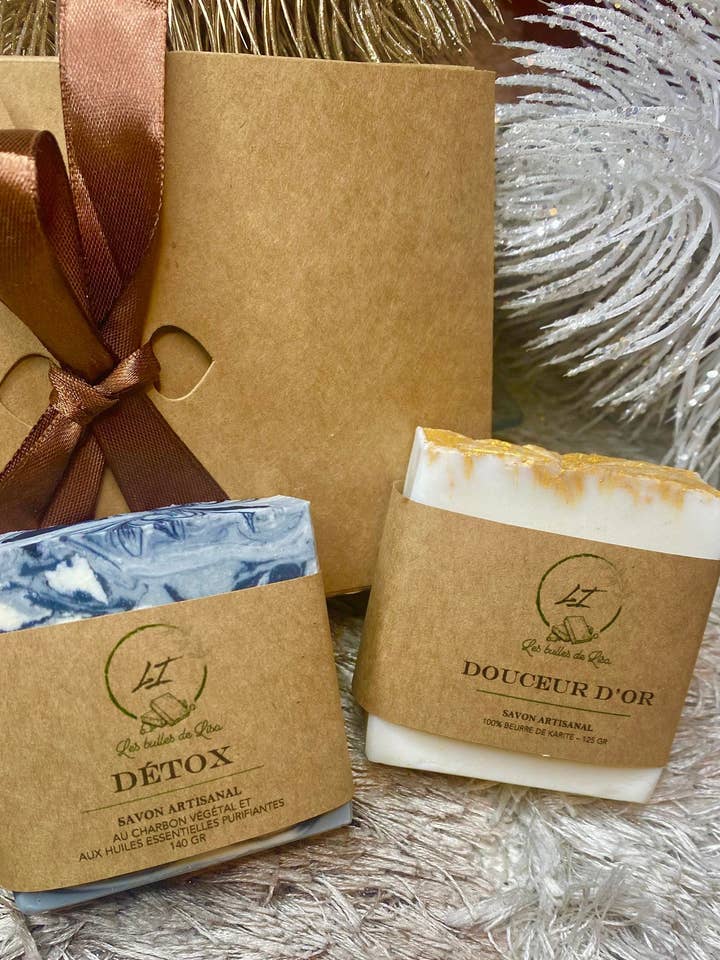 BOX DUO | DOUCEUR D'OR and DETOX so for wholesale by Les Bulles de Lisa