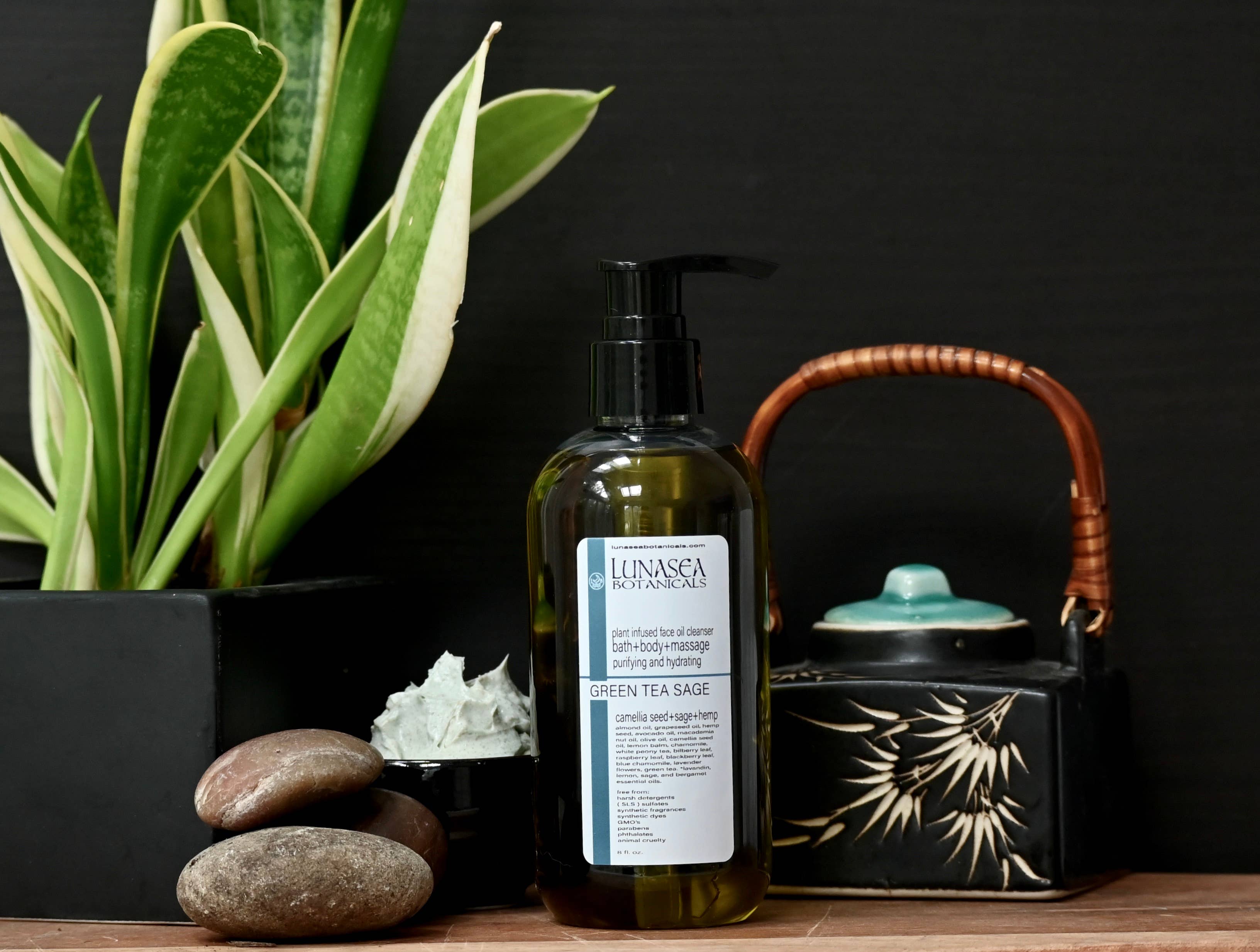 lunasea botanicals - Vendita all'ingrosso Detergenti per il viso - Olio da massaggio per il corpo da bagno Backbar Detergente viso4