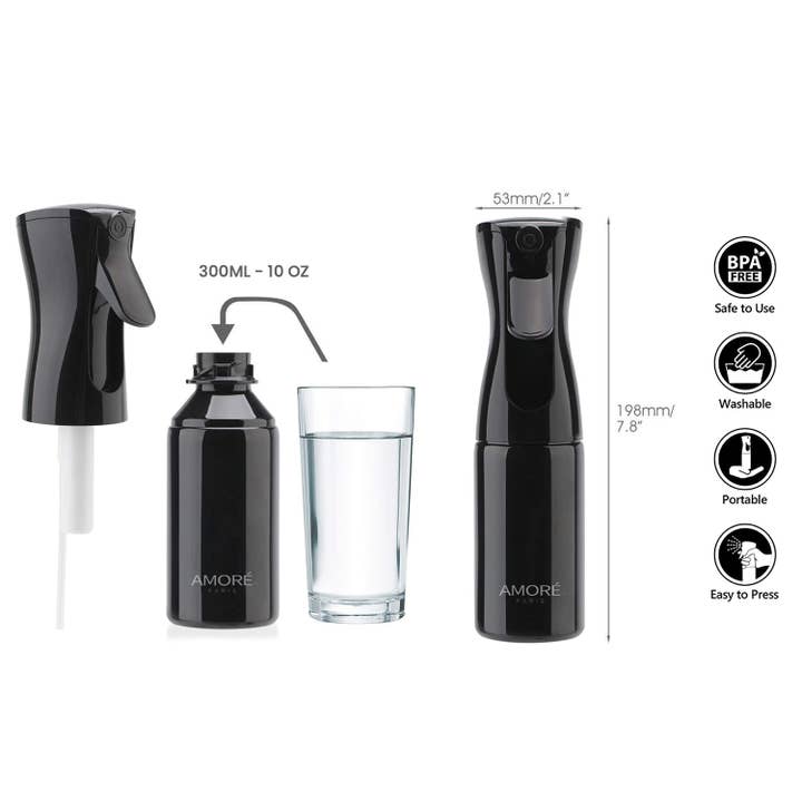 seeboo - Wholesale Spray bottle - 360 Continuous Hair Water Ultra Fine Mister Spray Bottle1
