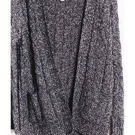 Curve Market - Wholesale Cardigan - Women's - PLUS SIZE CABLE KNIT OPEN FRONT SIDE POCKETS CARDIGAN0