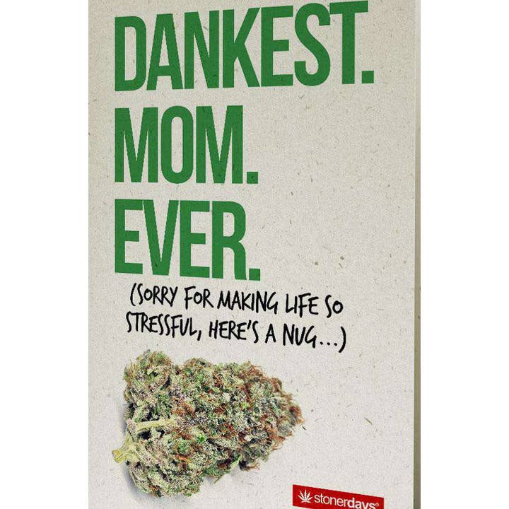 Dankest Mom Ever Hemp Card for wholesale by StonerDays Apparel