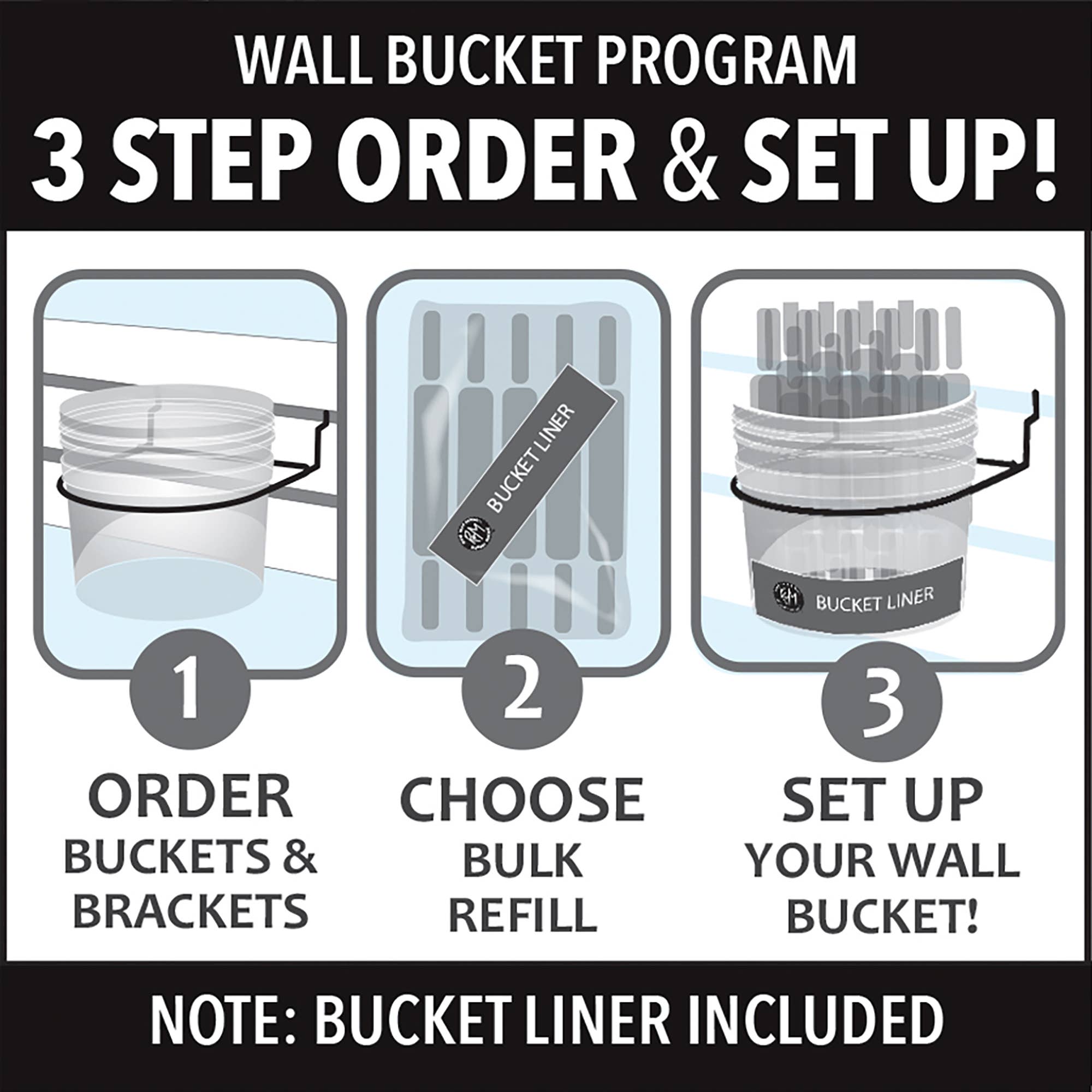 R&M International - Wholesale Kitchen Tool/Gadget - Wall Bucket Refill Bowl Scraper /304