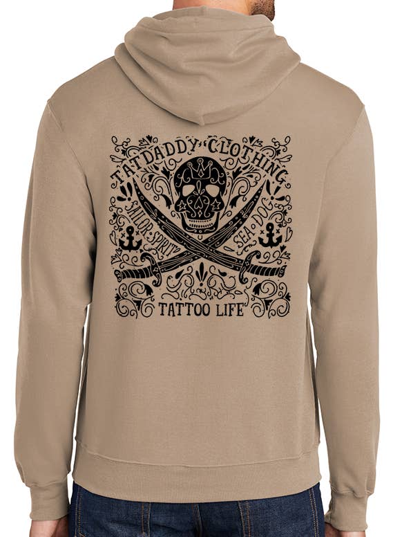 Ny „Tattoo Life“ sandhættetrøje for engroshandel hos TatDaddy Clothing Co.