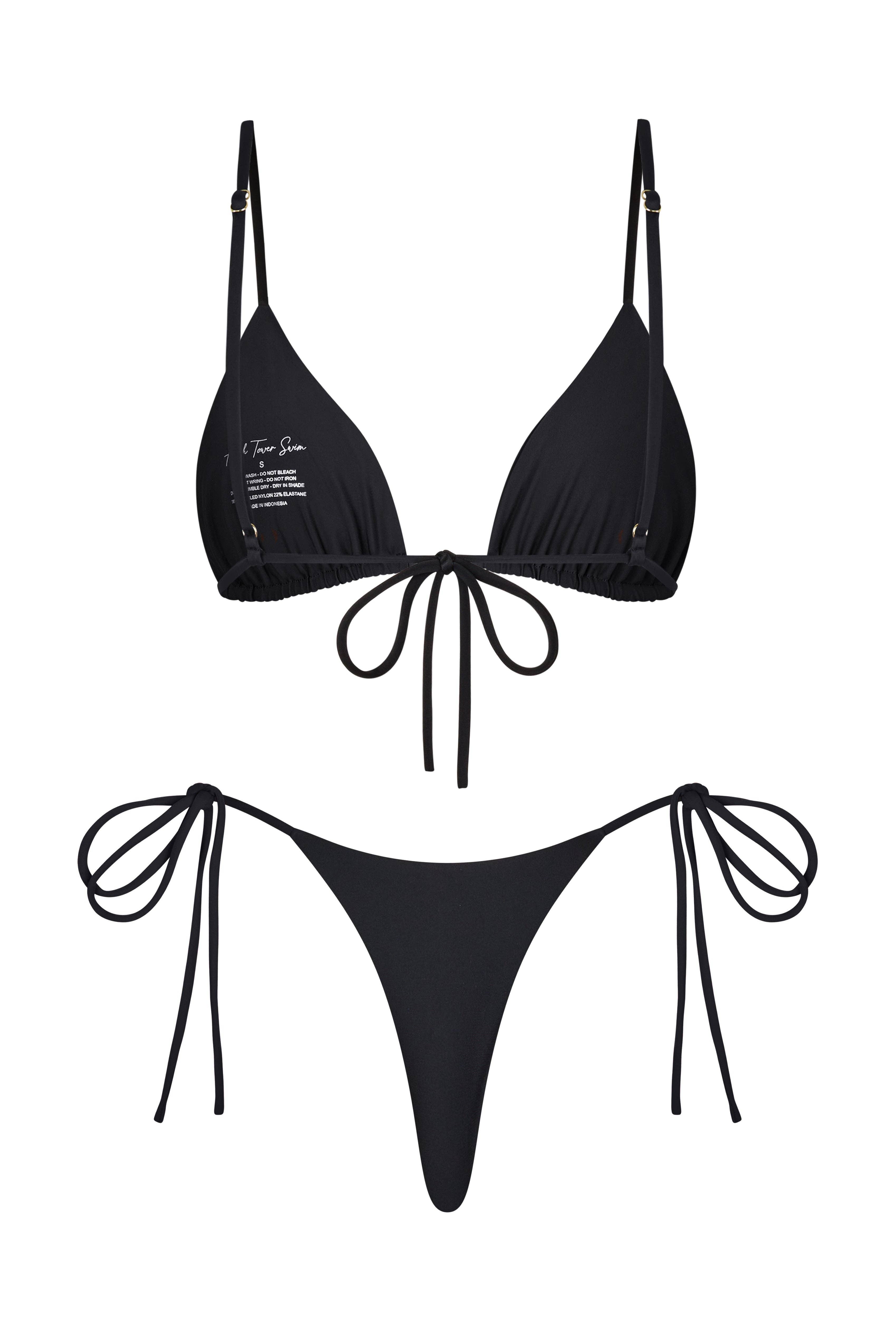 High Tower Swimwear - Wholesale Swim Bottoms - Women's - Helio Bottom in Black12