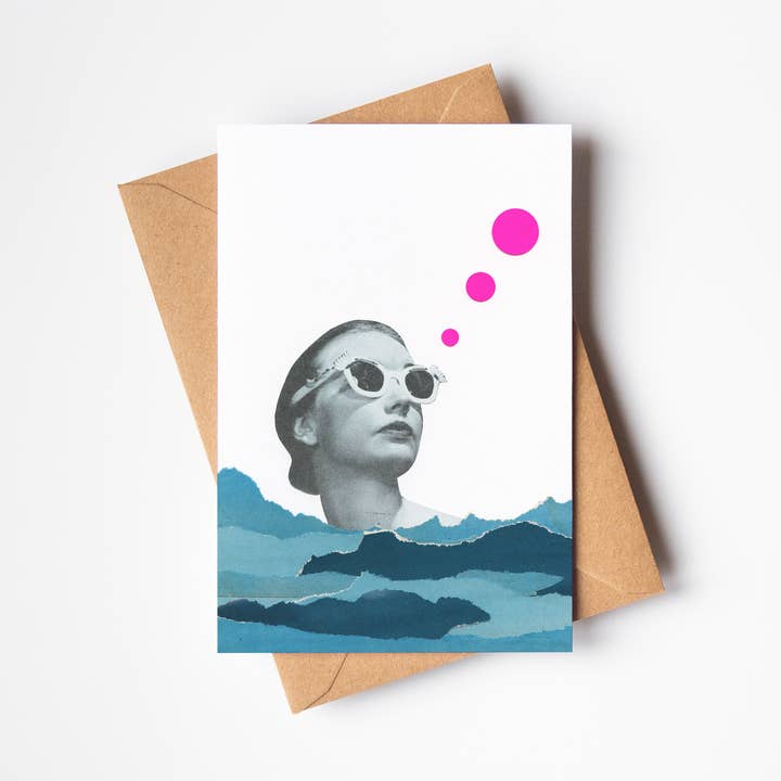 Biglietto di auguri Catching Rays per la vendita all'ingrosso da parte di Cassia Beck