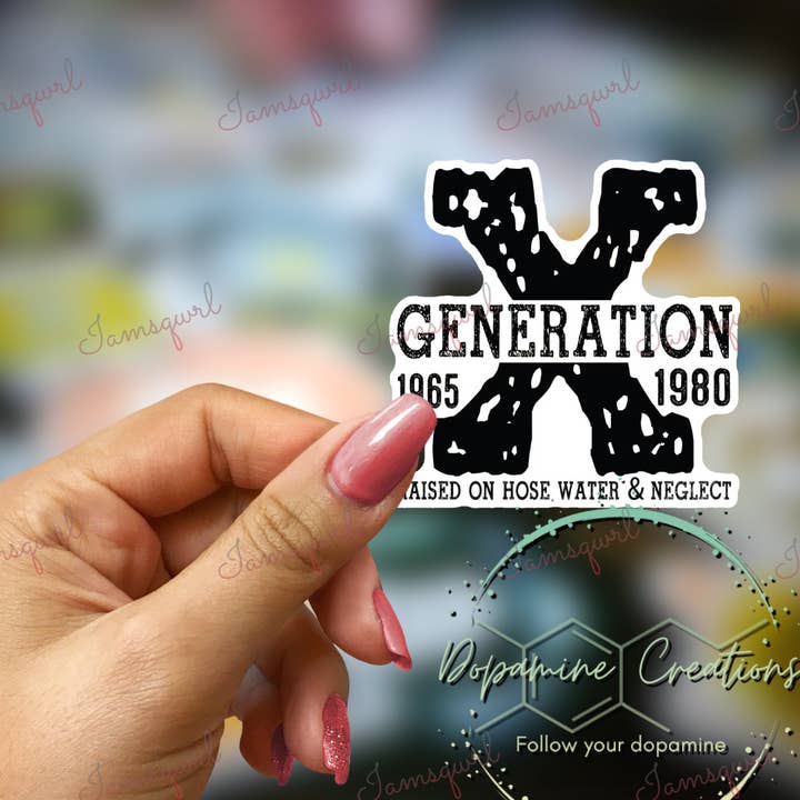 Dopamine Creations - Wholesale Sticker - Raised on Hose Water & Neglect Sticker