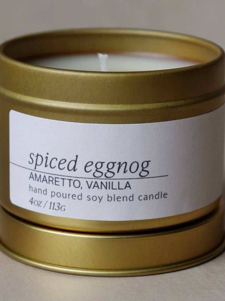 Spiced Eggnog 4oz Candle for wholesale by The Crafthaus