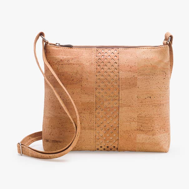 Artelusa - Venta al por mayor Bolso con correa - Mujer - Bolso de hombro con corcho láser natural0
