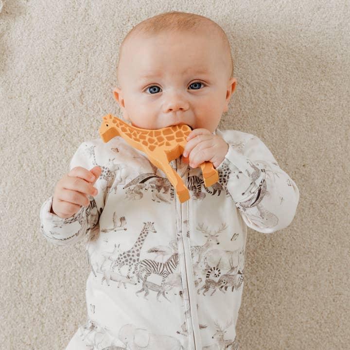 Animal Sleepsuit for wholesale by Fox and Lottie