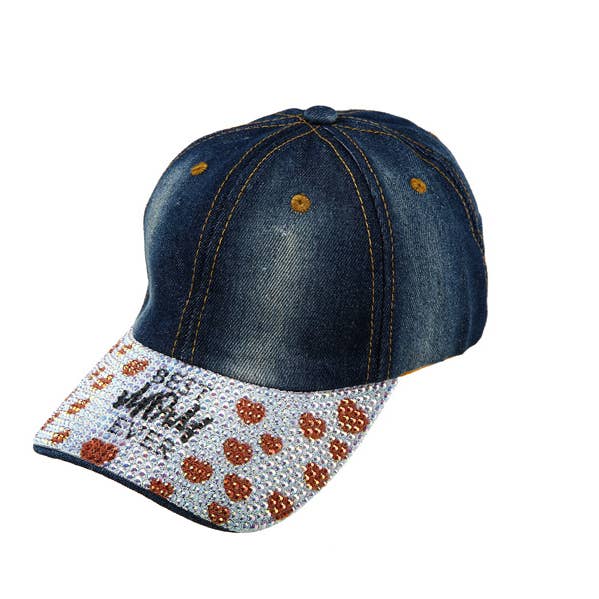 Ladies BEST MOM EVER Themed Baseball Cap for wholesale by Nima Accessories Inc