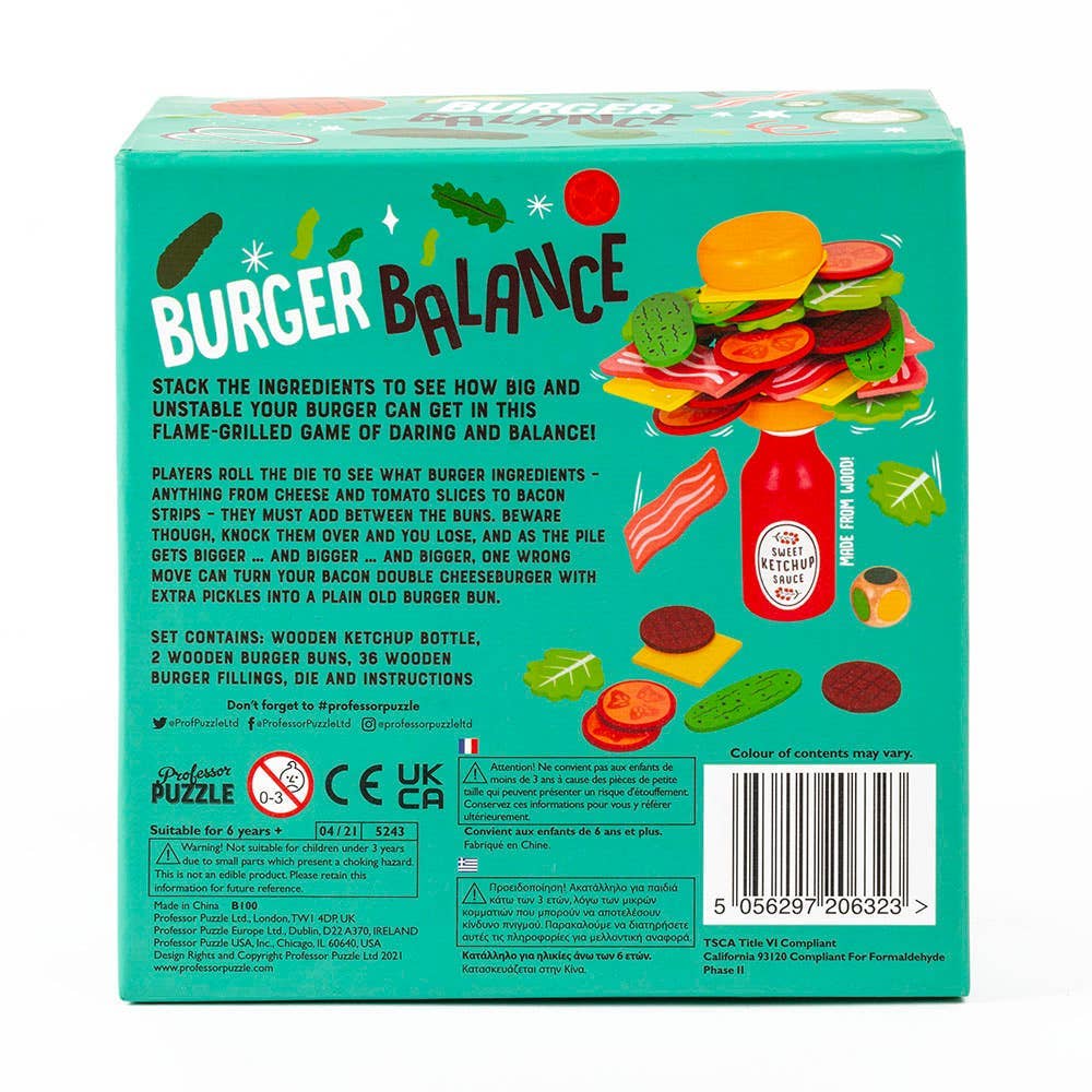 Professor Puzzle – wholesale Board game – Burger Balance4