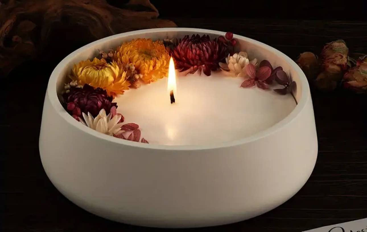 Aristocrat Creation - Wholesale Candle Holder - Halo Vessel Cement Candle Jar 10 OZ2